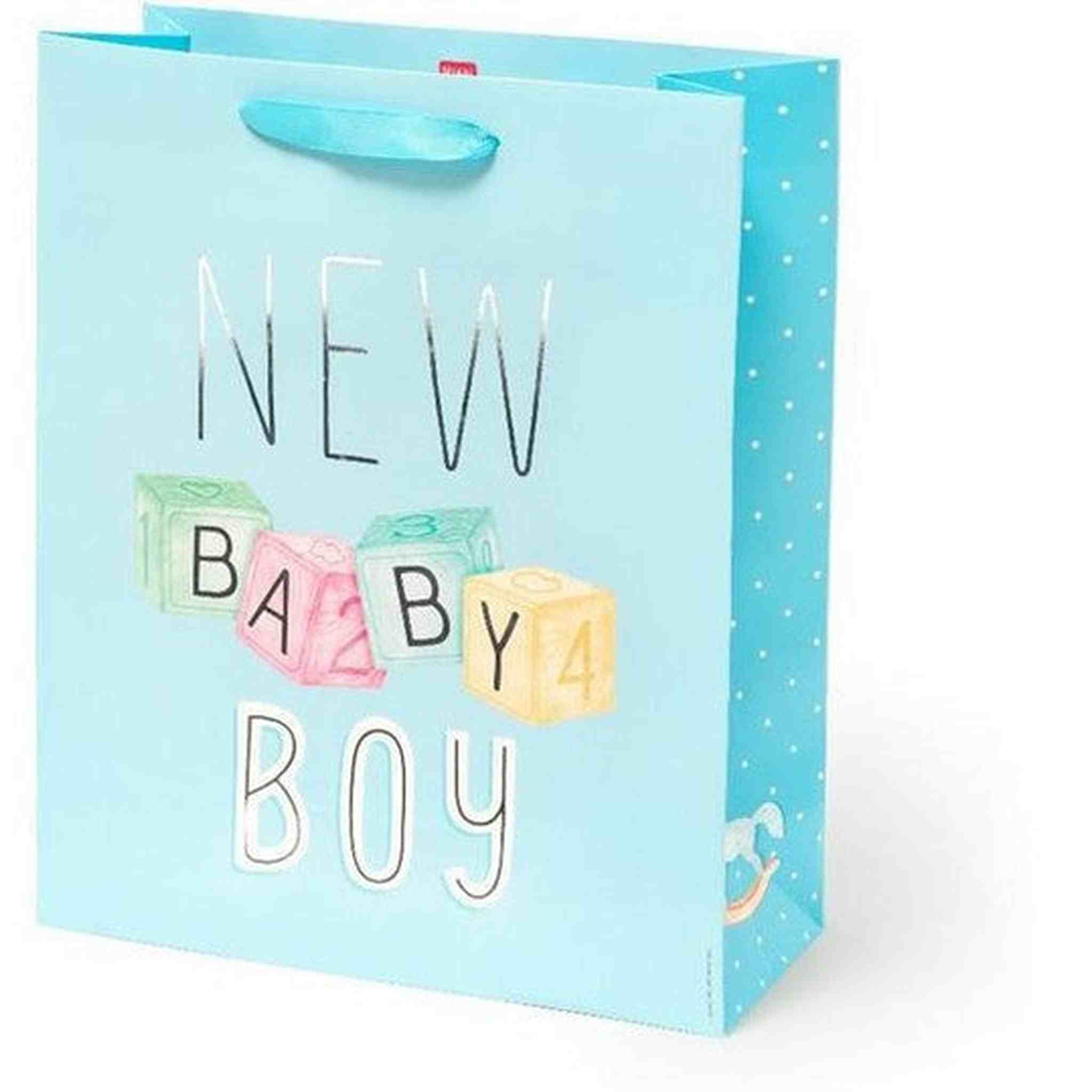 BORSA REGALO GRANDE - NEW BABY BOY