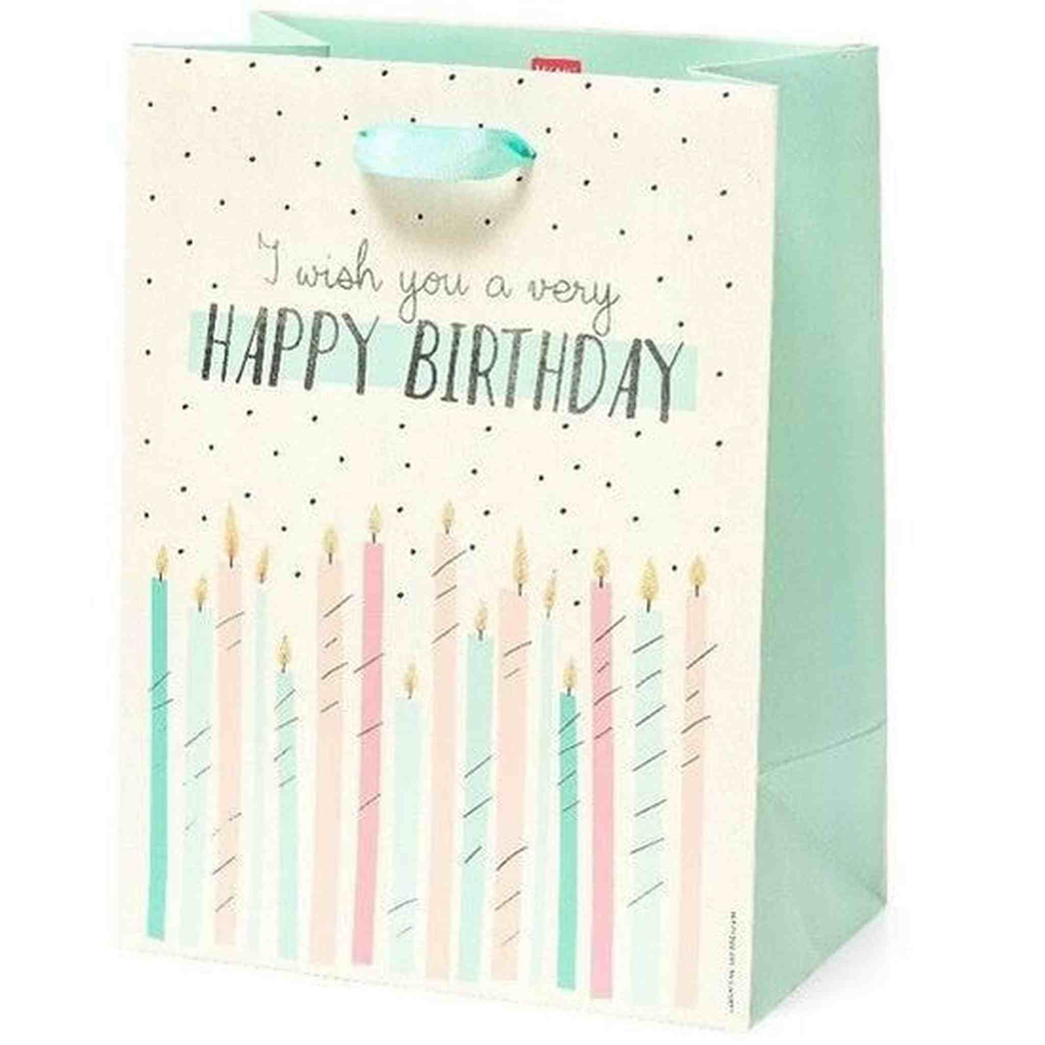 BORSA REGALO MEDIA - HAPPY BIRTHDAY