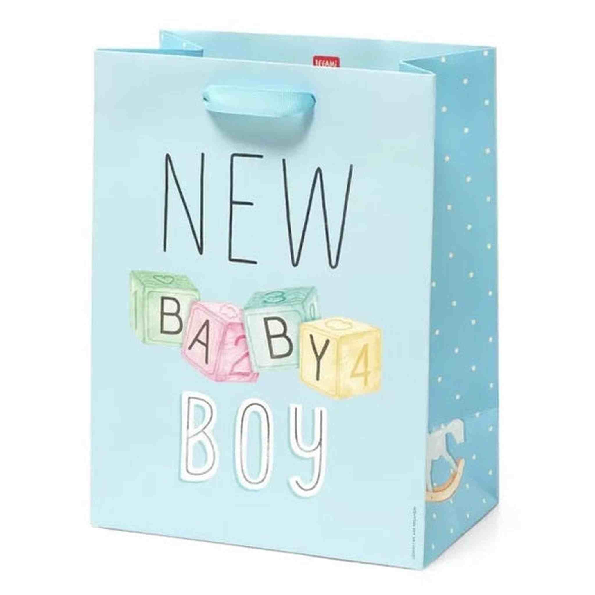 BORSA REGALO MEDIA - NEW BABY BOY