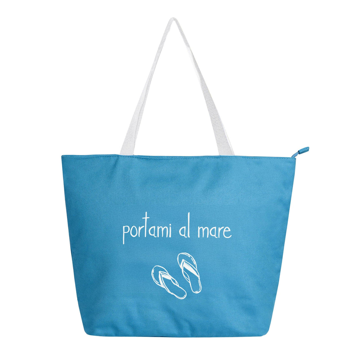 Simple Day Borsa in Canvas 50x38x12 cm - Portami al mare