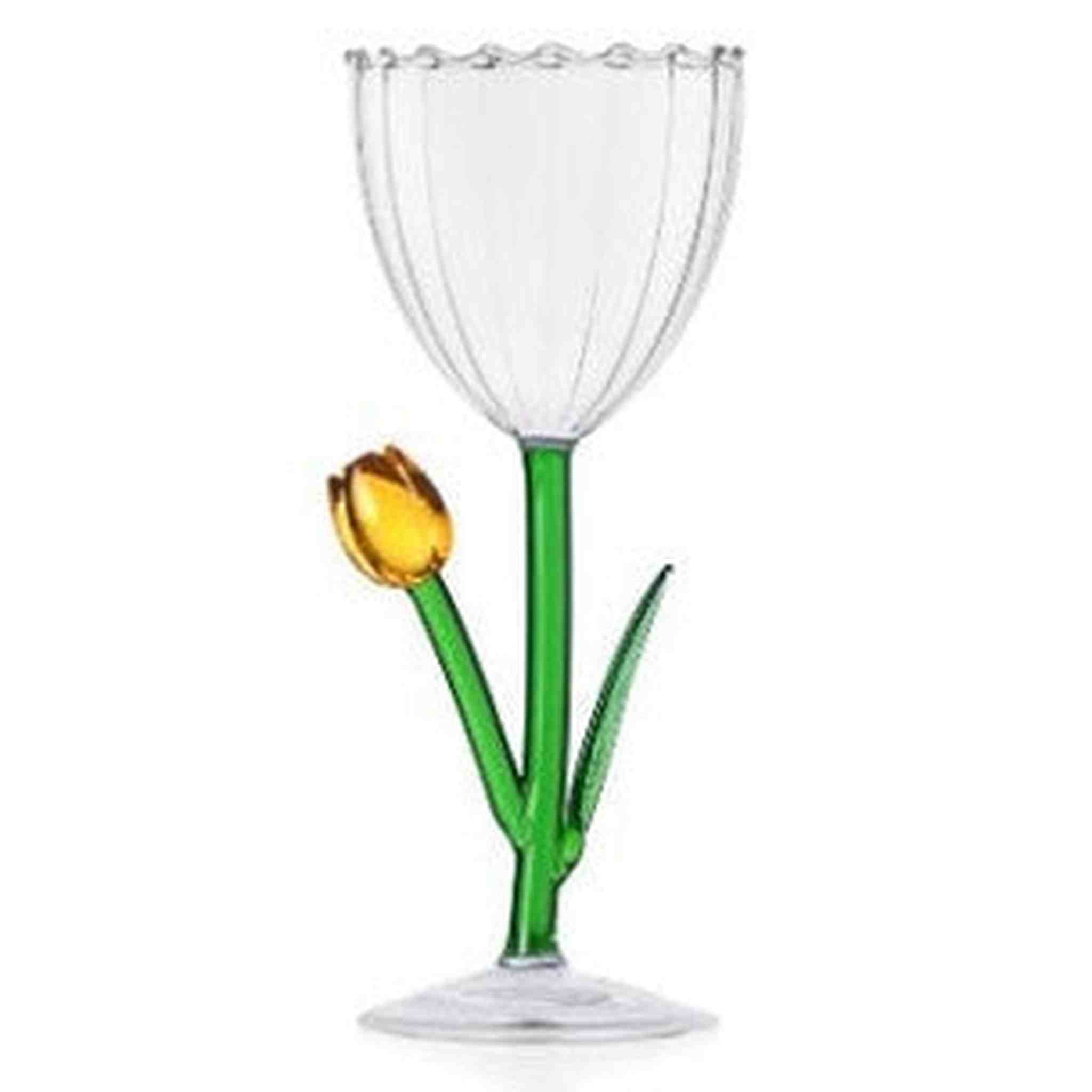 BOTANICA Calice ottico tulipano giallo