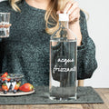 SIMPLE DAY - Bottiglia in vetro borosilicato – Decoro Acqua Frizzante 1,4 lt