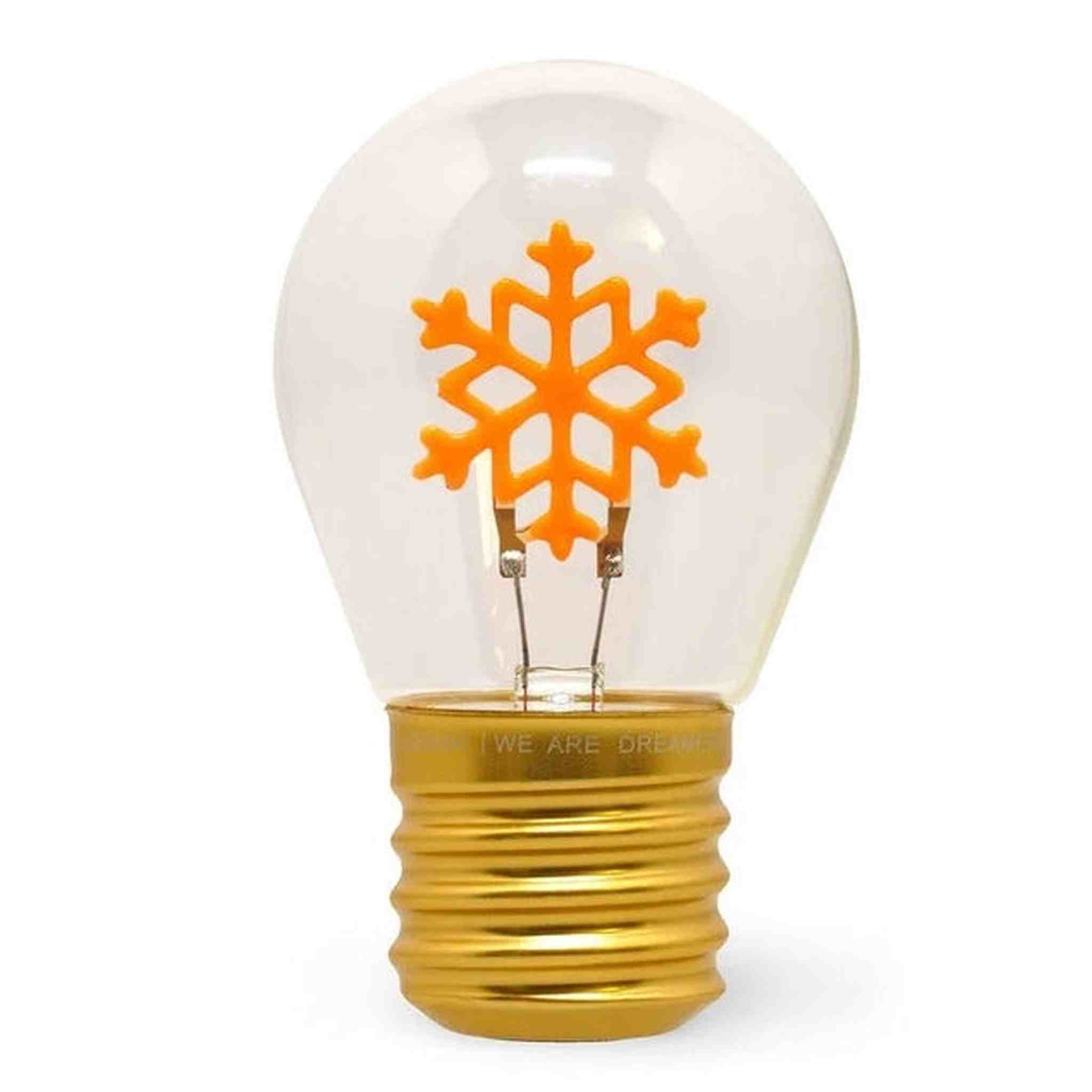 BULB FICTION - Lampada da Tavolo- FIOCCHI DI NEVE