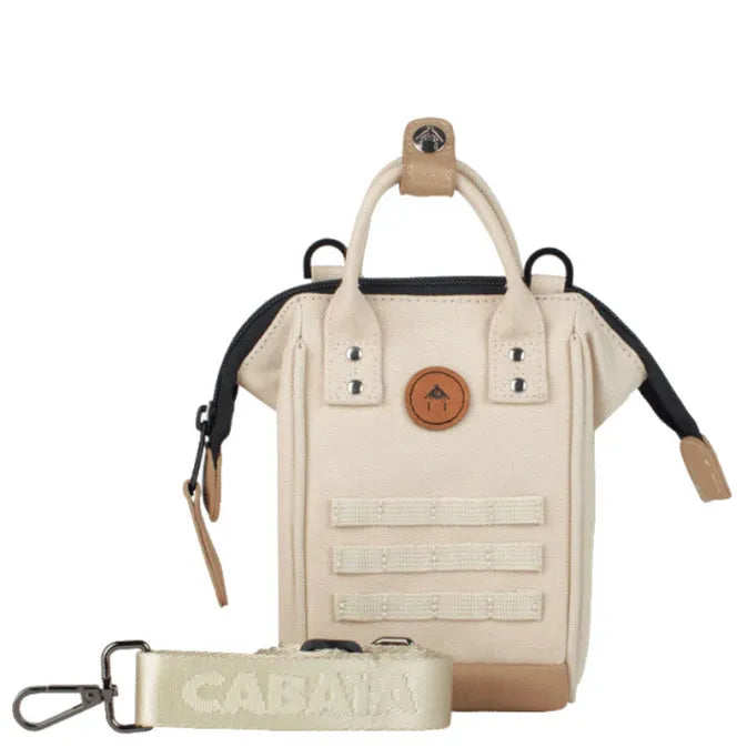 Cabaïa -  SHOULDER STRAP NANO CREAM & WHITE