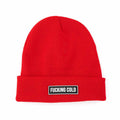 CAPPELLO "FUCKING COLD" ROSSO