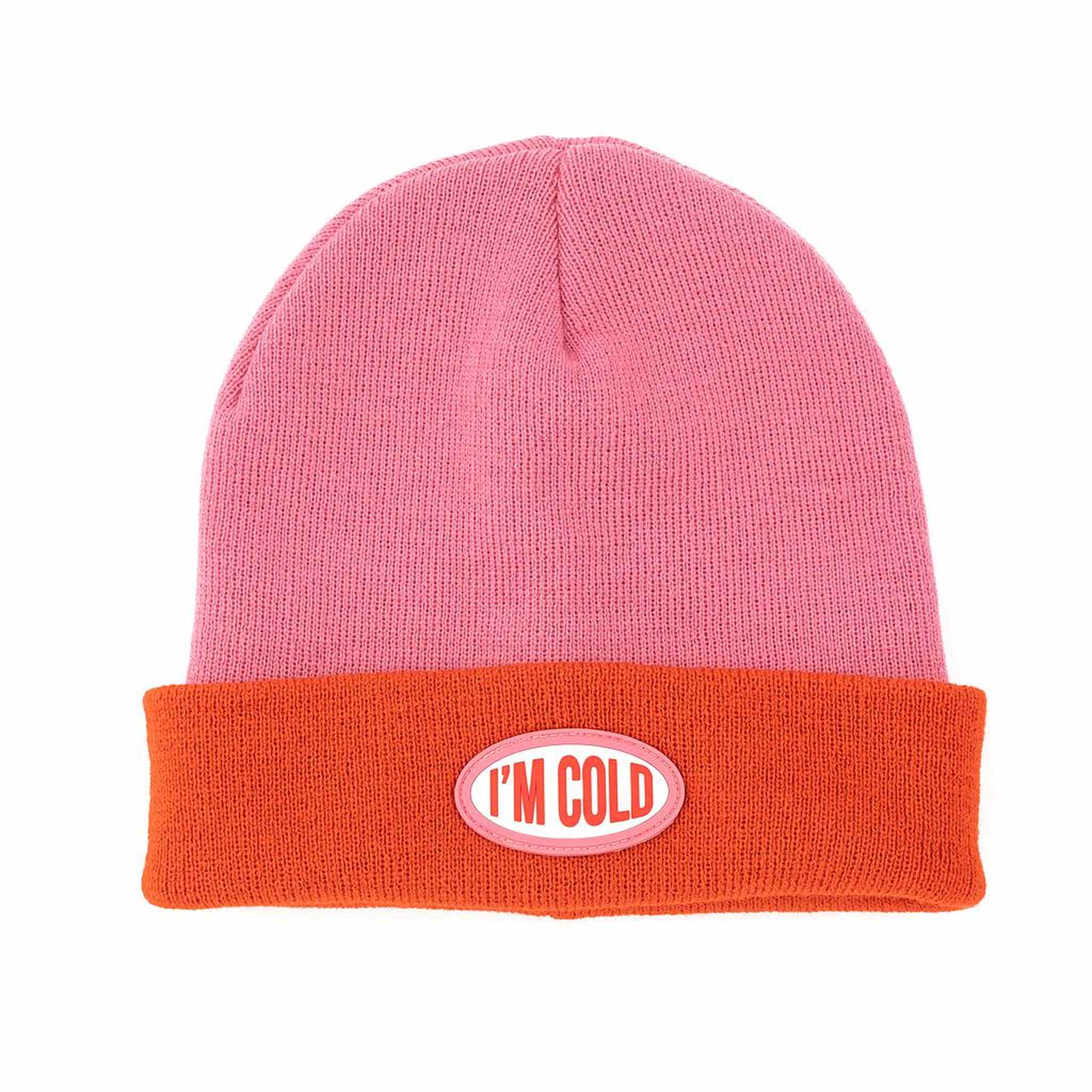 CAPPELLO "I'M COLD" ROSA / ROSSO