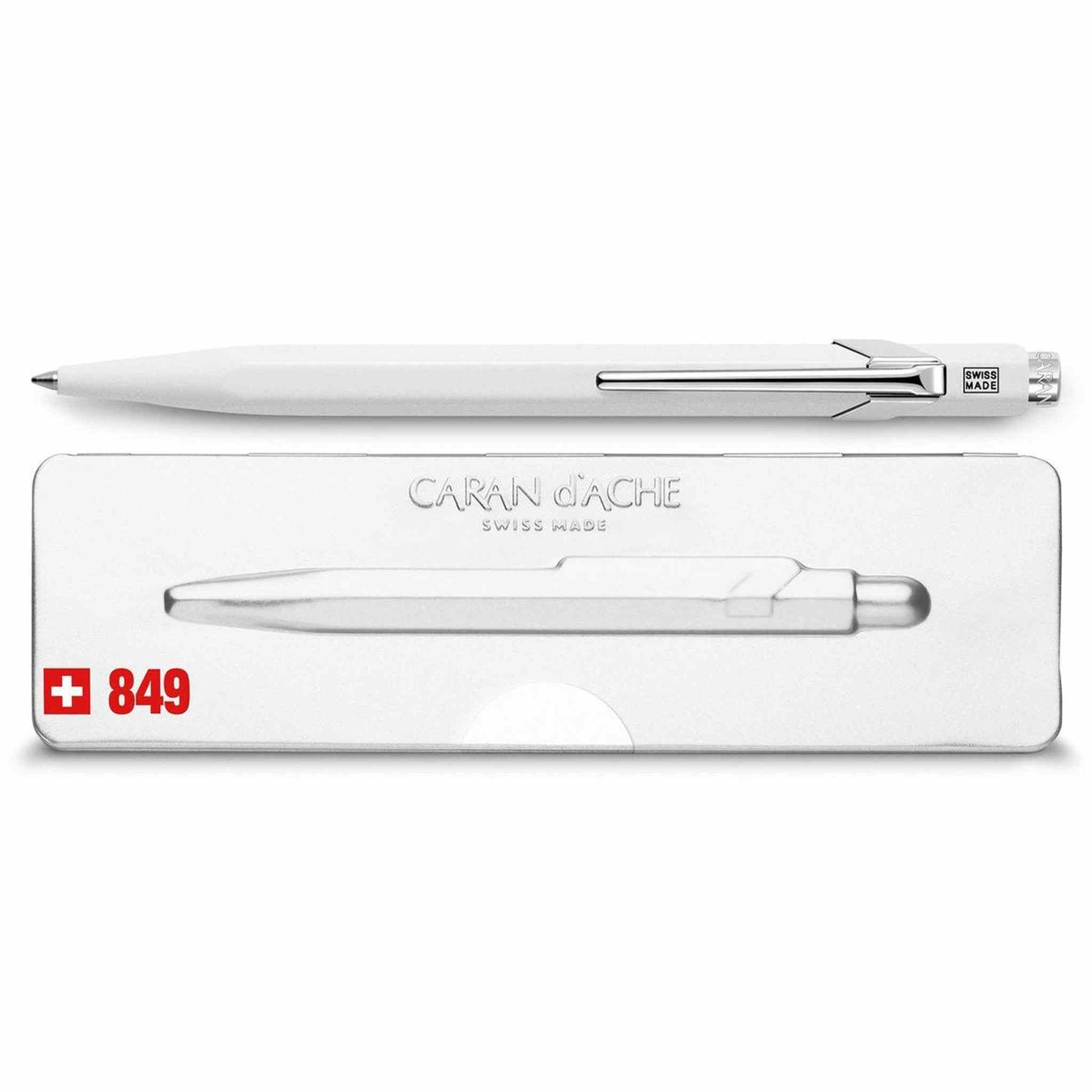 Caran d'Ache Penna a Sfera 849 Pop Line-Bianco