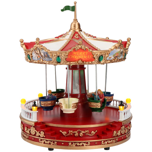 Carousel cup animatedMulticolor-Adapter-LED-23,5x23,5x30,6cm