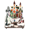 Church river animatedMulticolor-Adapter-LED-24x22x30,5cm