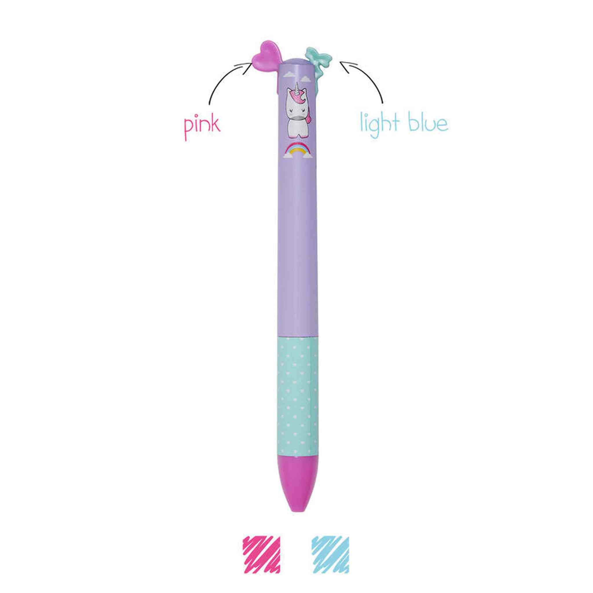 Click&Clack PENNA DUE COLORI - UNICORN
