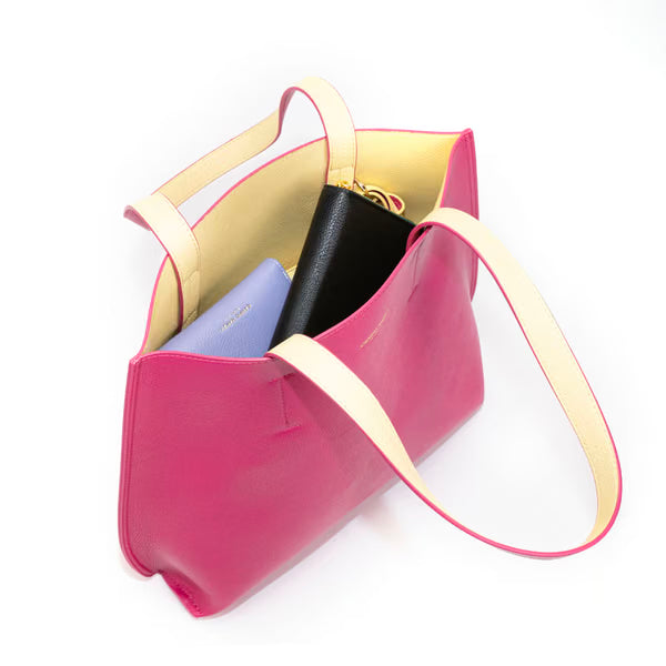 CAMPO MARZIO - Tote Bag Midi Reversibile Bicolore ICONIC TOTE BAG MIDI FUCHSIA