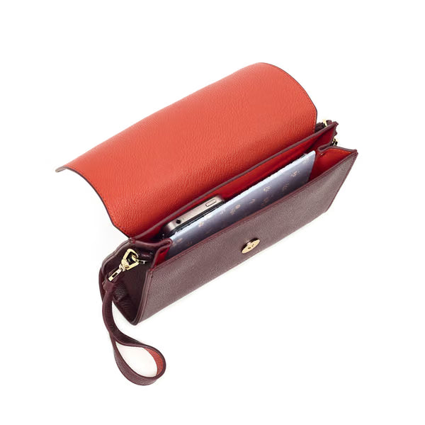 CAMPO MARZIO - Meryl Baguette Bag Ruby Wine