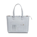 CAMPO MARZIO - Tote Bag Strutturata con Tasche Organizzate Baby Blue