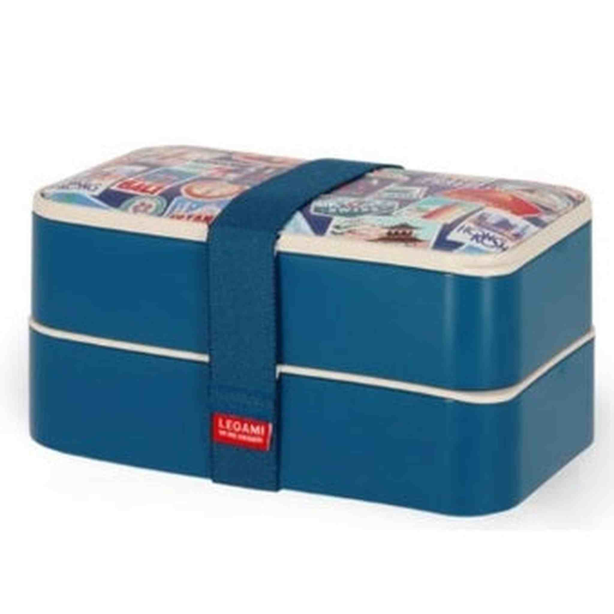 Contenitore Porta Pranzo 1200 ml - Travel Stickers - Lunch Box