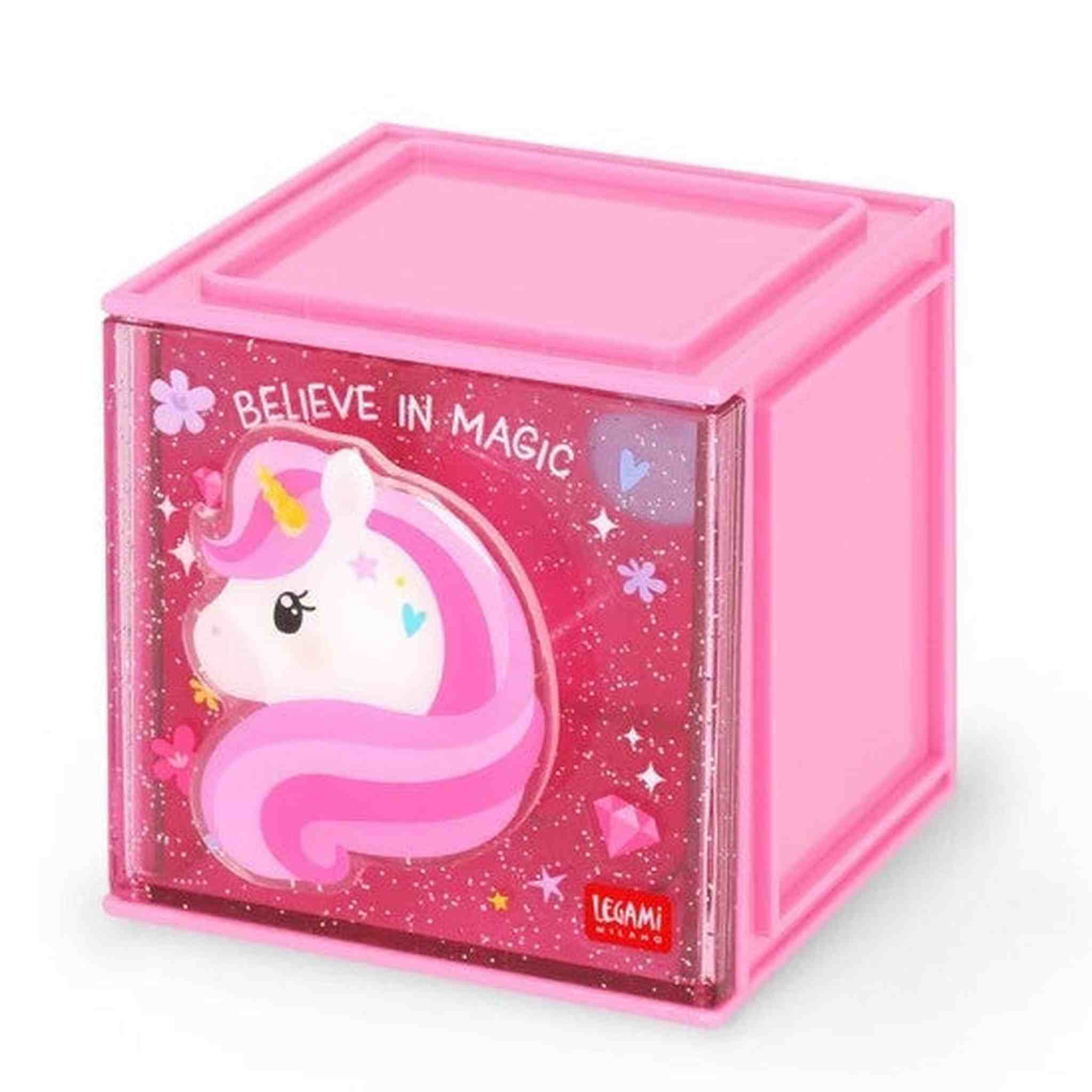 Cutie Cube - Box Componibile da Scrivania - UNICORN
