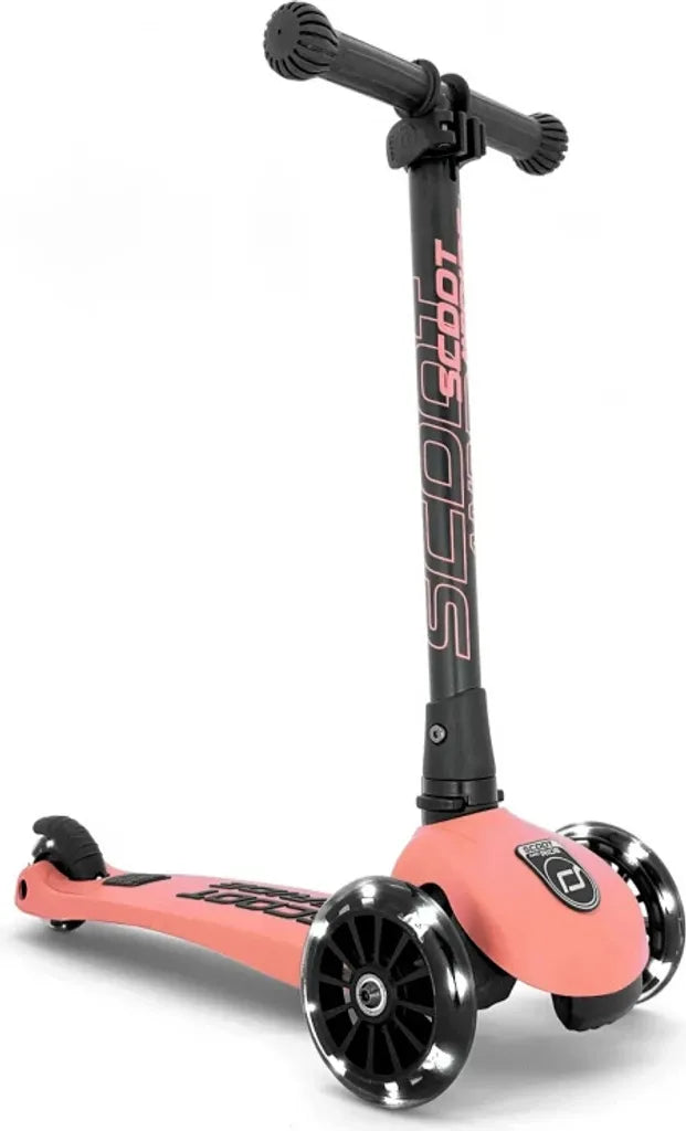 Scoot and Ride Highwaykick 3 LED – Monopattino Richiudibile per Bambini 3-6 Anni PESCA