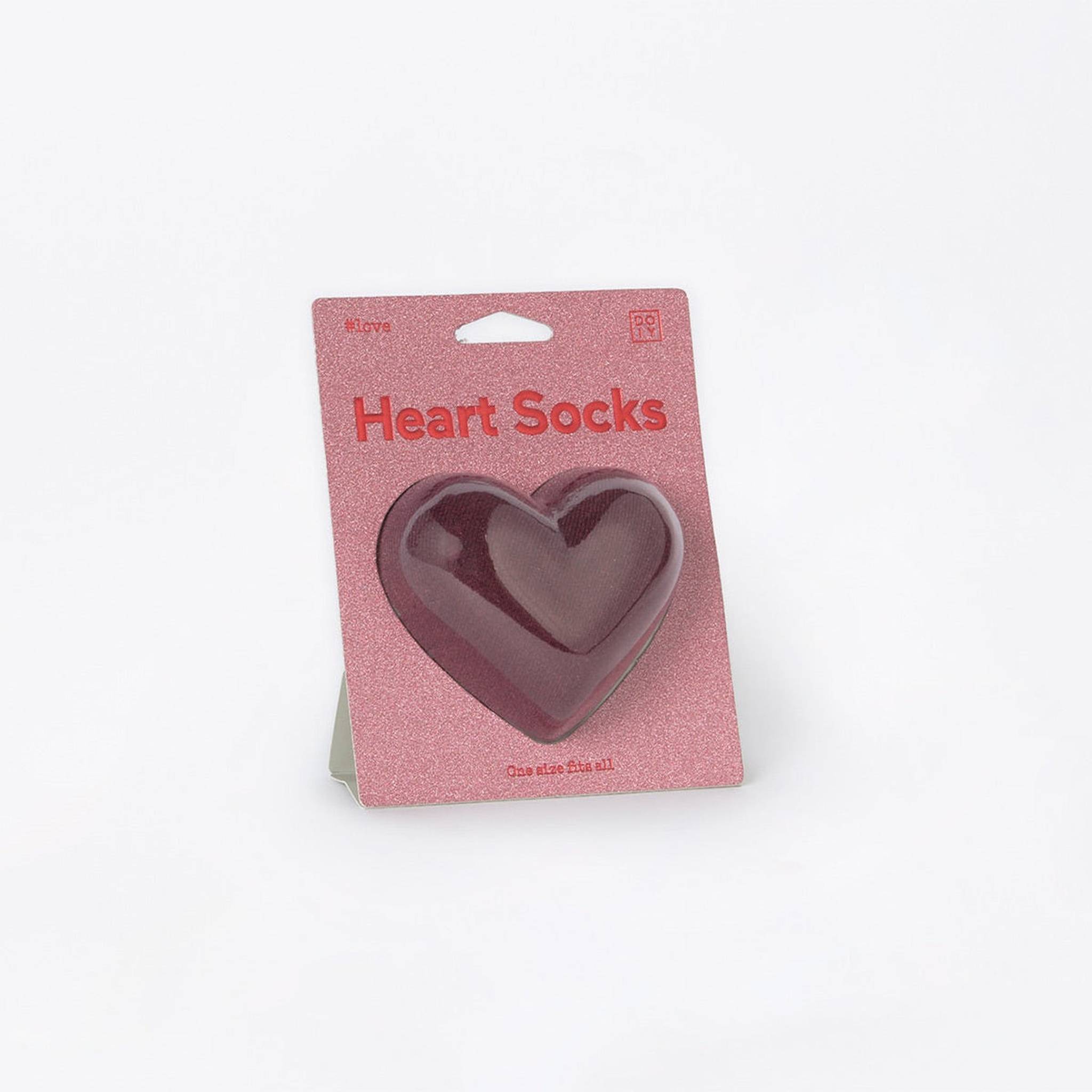Doiy - HEART SOCKS RED