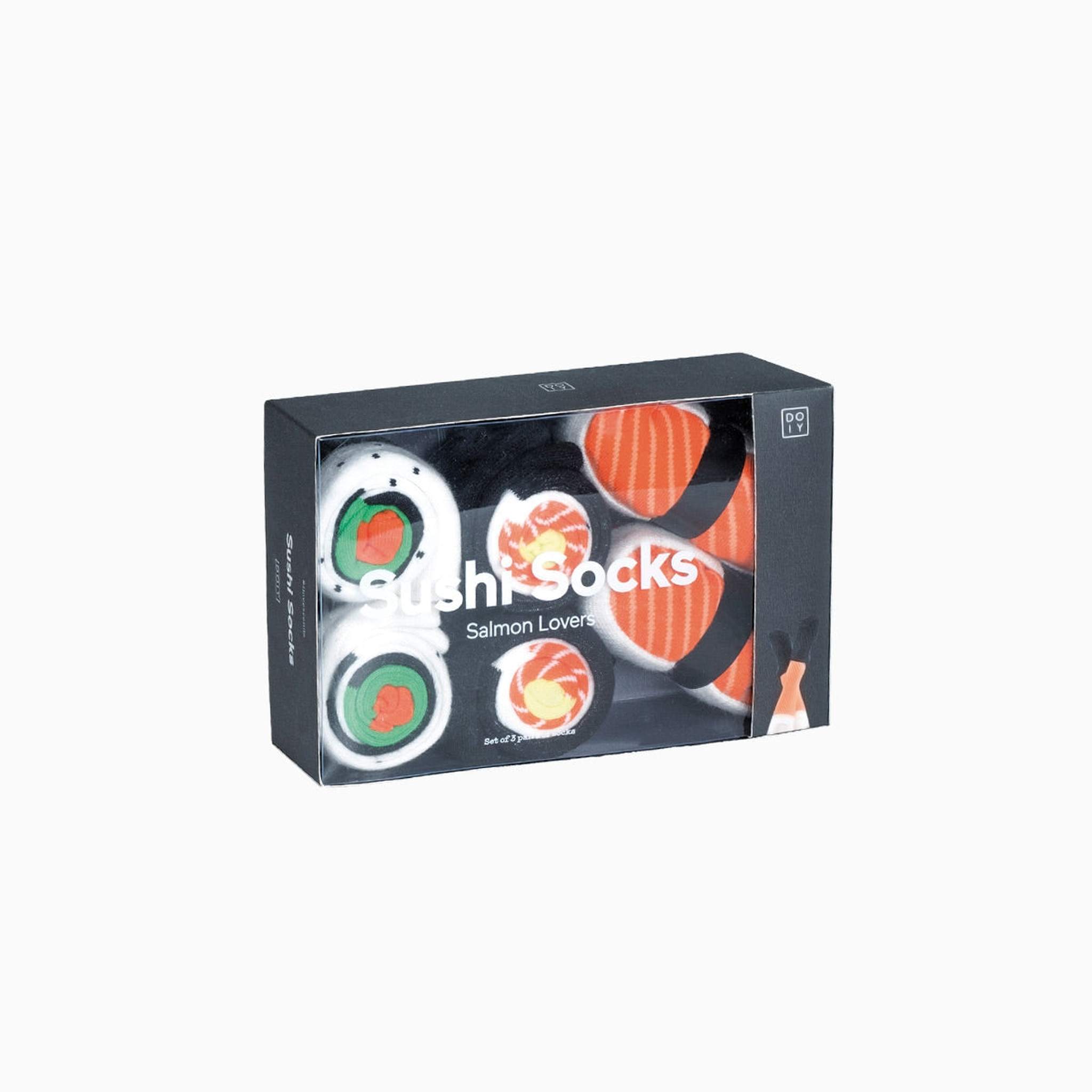 Doiy - SUSHI SOCKS SALMON LOVERS SET OF 3