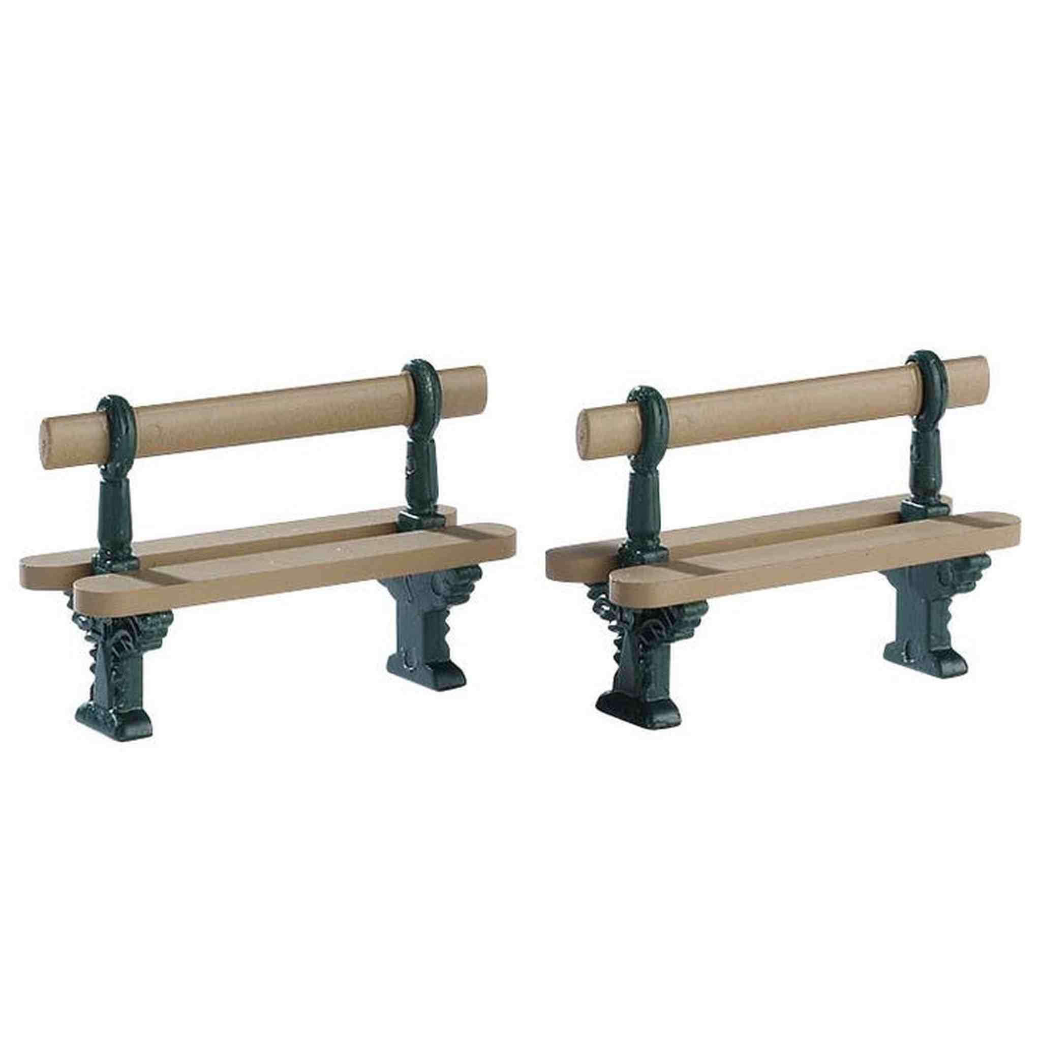 DOUBLE SEATED BENCH, SET OF 2 74235-AA