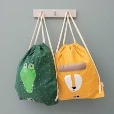 TRIXIE - Drawstring Bag Mr. Crocodile | Sacca con Coulisse per Bambini