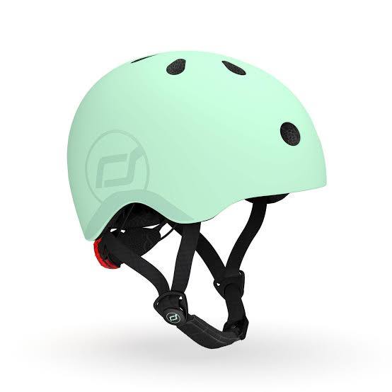 Scoot & Ride Helmet - Casco Verde Kiwi Taglia S-M | 3-7 anni