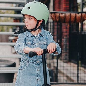 Scoot & Ride Helmet - Casco Verde Kiwi Taglia S-M | 3-7 anni