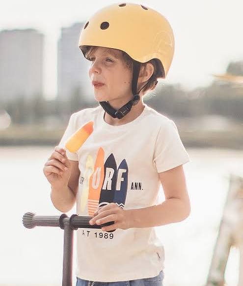 SCOOT AND RIDE - Helmet lemon - Casco giallo limone tg. S-M