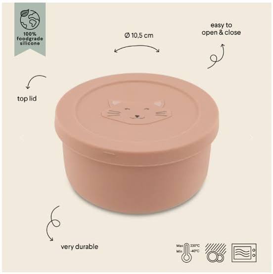 TRIXIE - Silicone snack pot with lid - Mrs. Cat