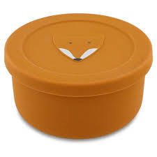 TRIXIE - Silicone snack pot with lid - Mr. Fox
