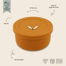 TRIXIE - Silicone snack pot with lid - Mr. Fox