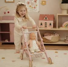 LITTLE DUTCH - Passeggino per le bambole Soft Flowers