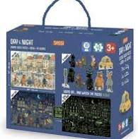 SASSI - PUZZLE GLOW IN THE DARK - THE CITY