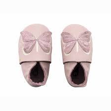 Bobux Soft Sole Glitter Wings Blossom – Babbucce in pelle L e XL