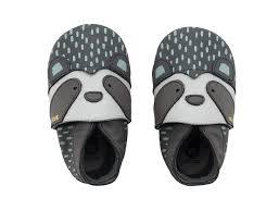 Bobux Soft Sole Rascal Charcoal – Babbucce in pelle taglia M