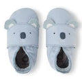 Bobux Soft Sole Koko Slate – Babbucce in pelle con koala