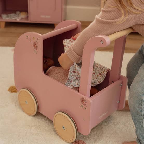 Little Dutch Carrozzina per bambole in legno FSC