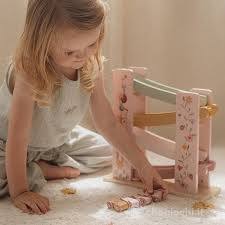 Little Dutch Scivolo con macchinine in legno FSC Fairy Garden