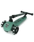 SCOOT AND RIDE - Highwaykick 3 Led - Monopattino Verde Foresta - forest