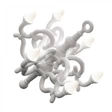 QEEBOO - CANDELABRO Fallen Chandelier M White