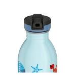 24Bottles Urban Bottle 500 Stone Coral Pulse – Borraccia Sport con Cannuccia