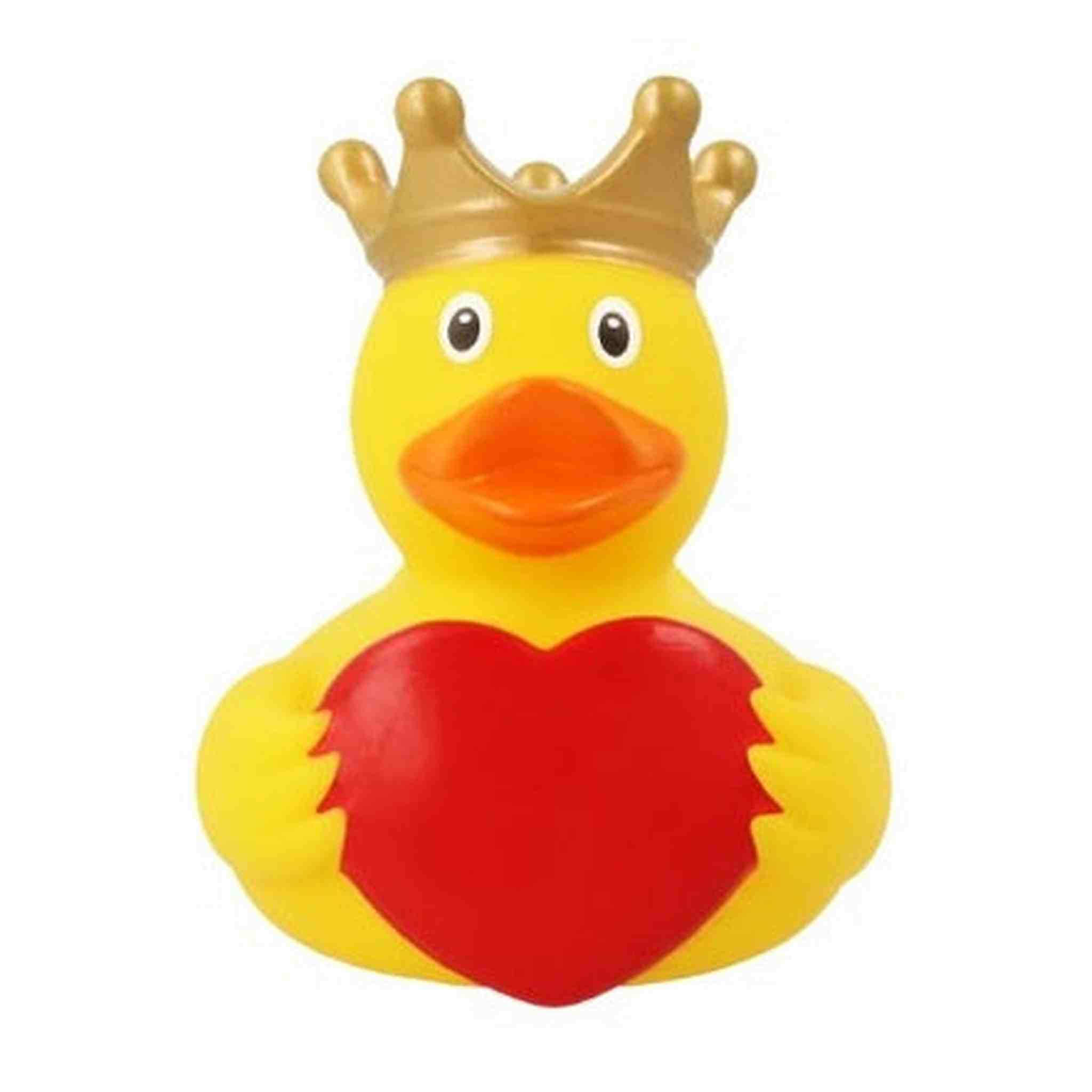 DUCK WITH GREETING HEART DUCK