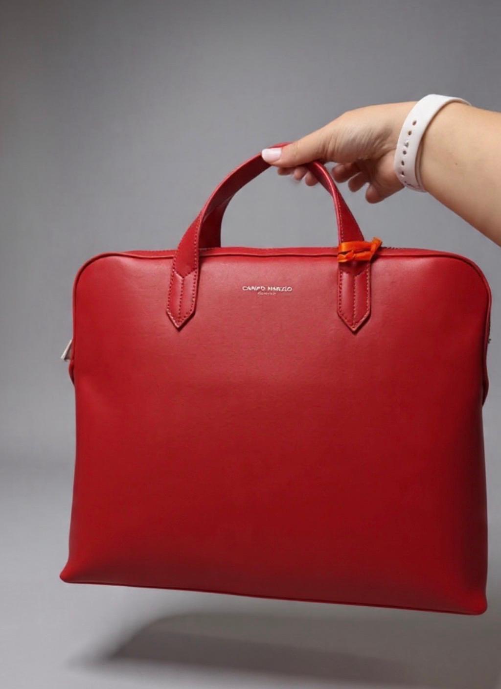 Borsa Professionale in Pelle 15" Jorge – Rosso