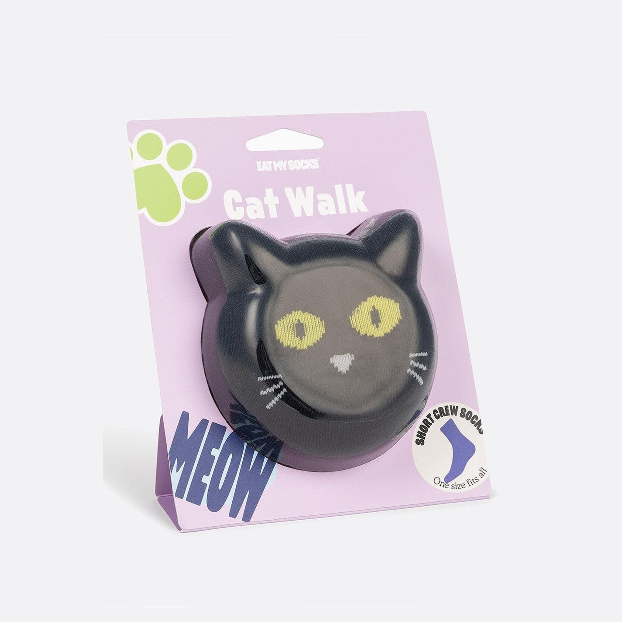Eat my Socks - CAT WALK BLACK