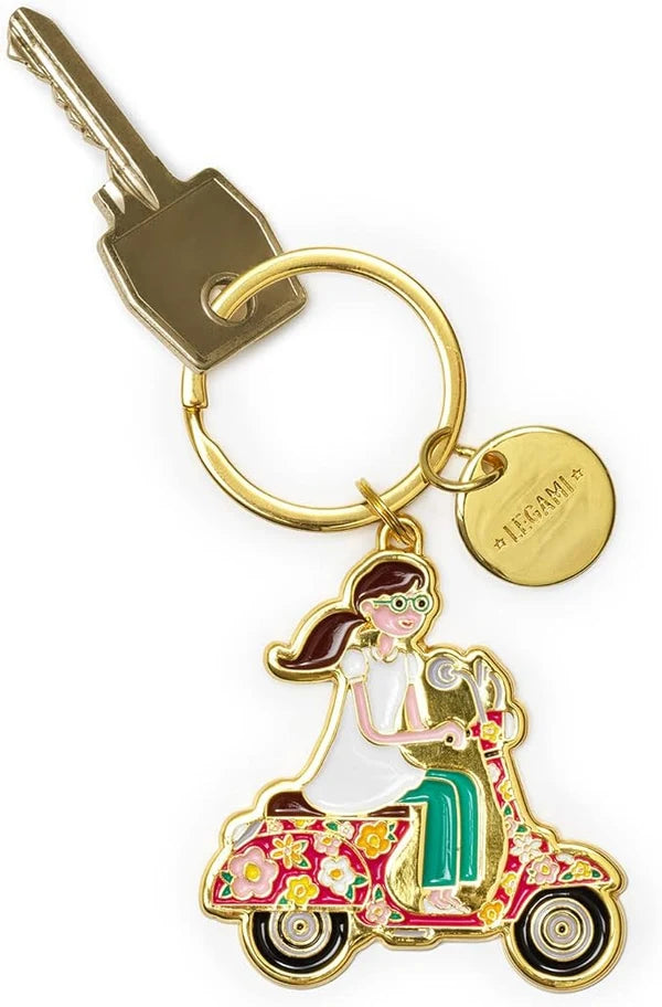 LEGAMI - Portachiavi in Metallo Smaltato Scooter – What a Key Ring!