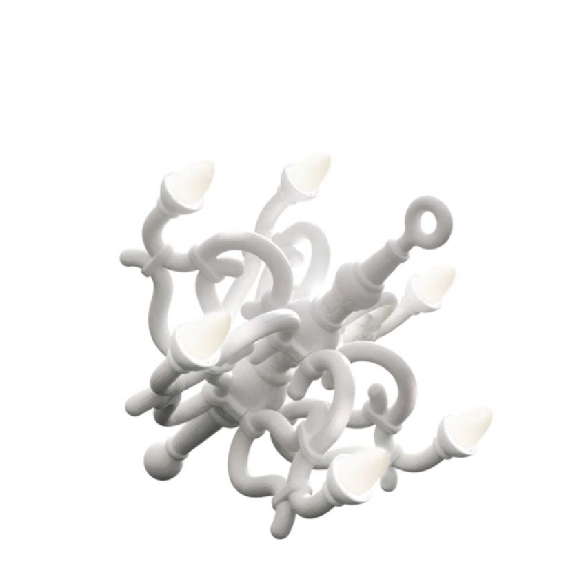 QEEBOO - CANDELABRO Fallen Chandelier M White