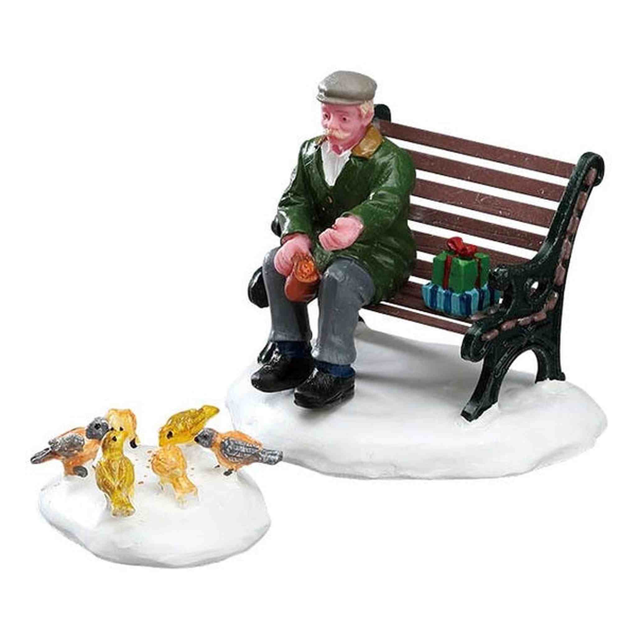 FEEDING PIGEONS, SET OF 2 42905-AA