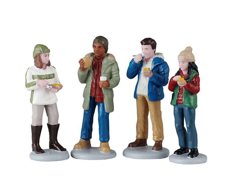 FOOD TRUCK PATRONS, SET OF 4 52530-AA