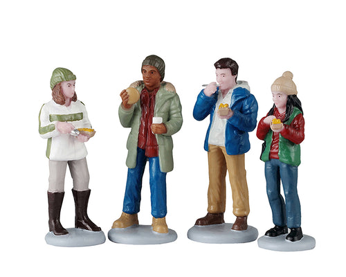 FOOD TRUCK PATRONS, SET OF 4 52530-AA