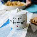 Simple Day Formaggiera in Gres – Decoro "Un Po' di Formaggio"