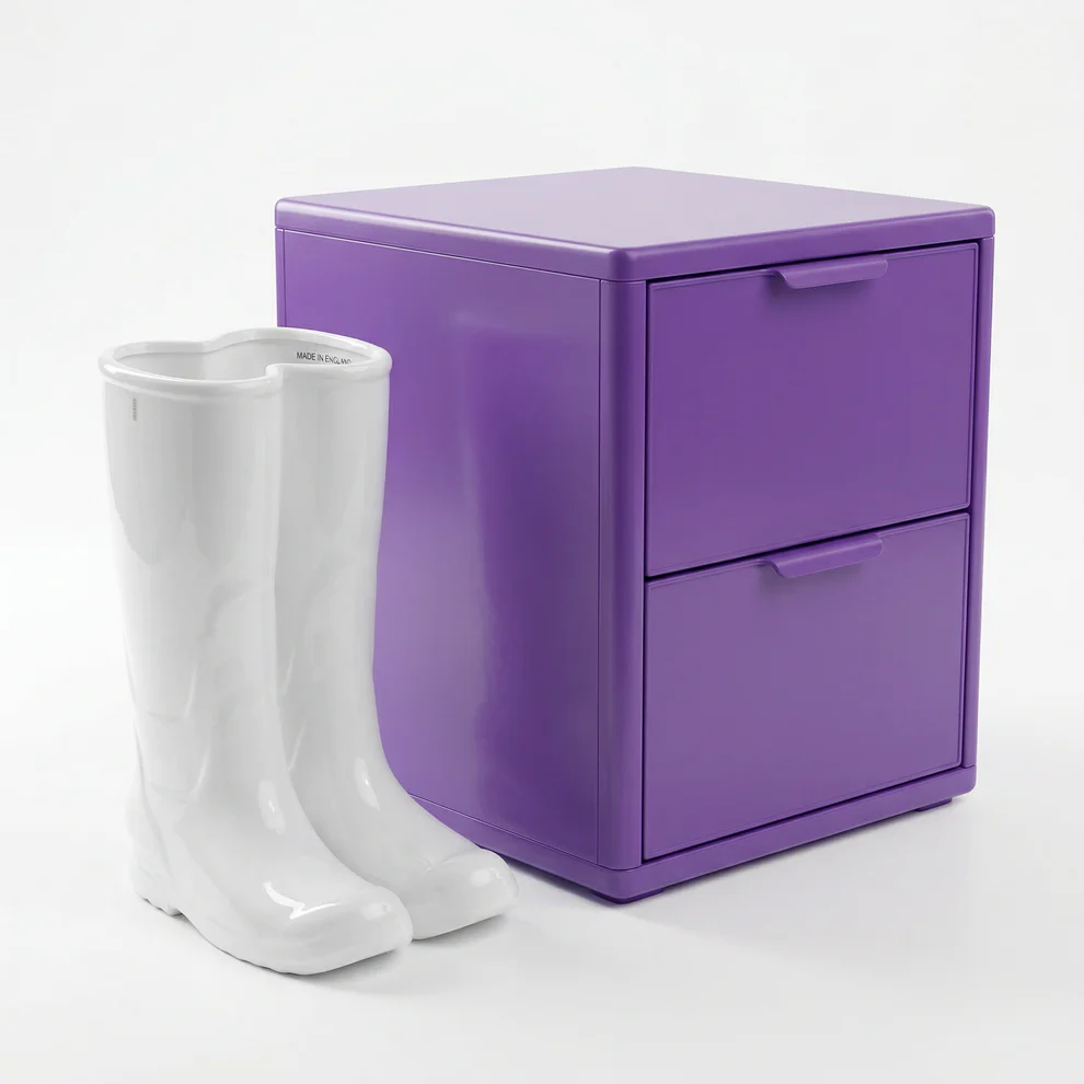 Seletti Rainboots – Portaombrelli e Vaso in Porcellana